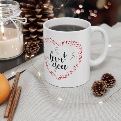 "You Won My Heart!" Ceramic Mug 11oz