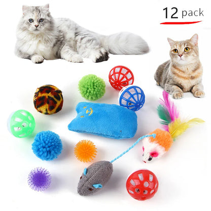 Dual Pet Kitten Toys Variety Cat Toy Combination