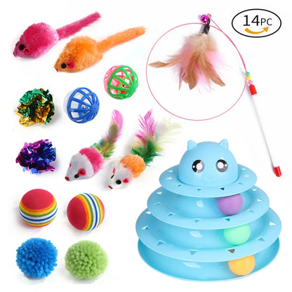 Dual Pet Kitten Toys Variety Cat Toy Combination