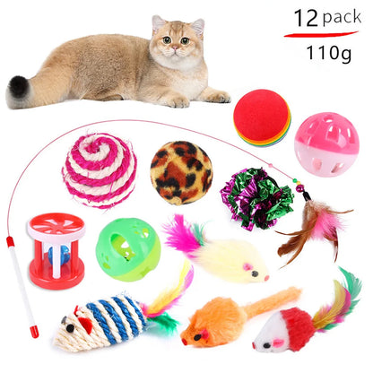 Dual Pet Kitten Toys Variety Cat Toy Combination